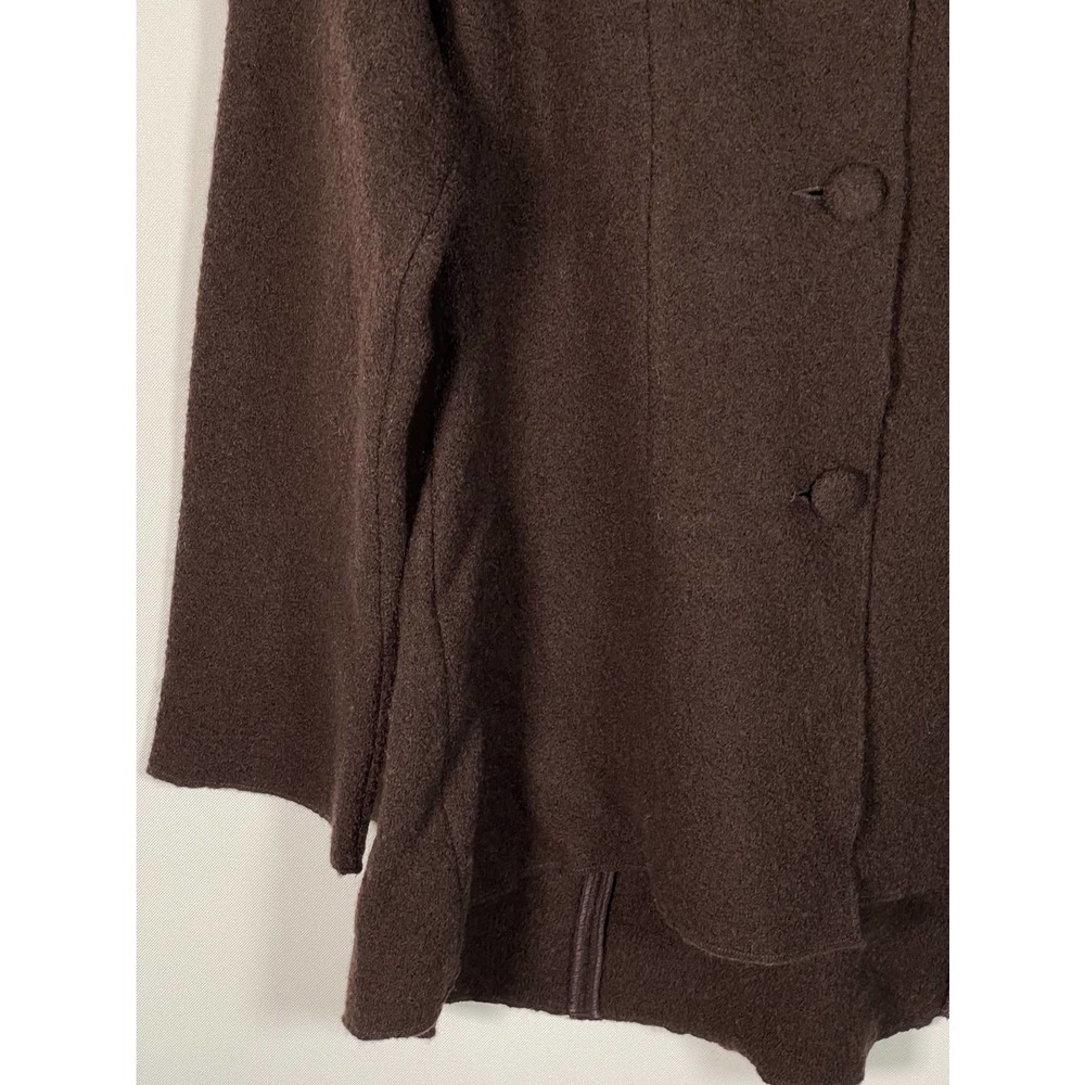 NEW NWT TSD Two Star Dog 100% Wool Brown Button Front Jacket ed Sz S L XL - Picture 5 of 9